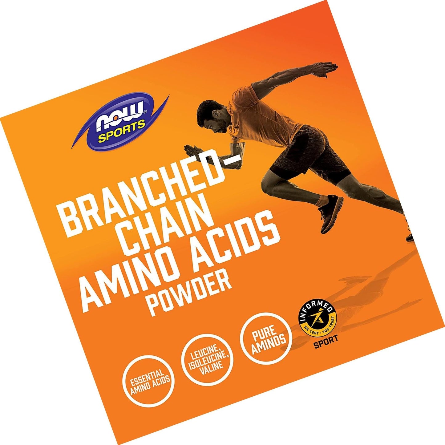 NOW Sports Branched Chain Amino Acid Powder, 12-Ounce