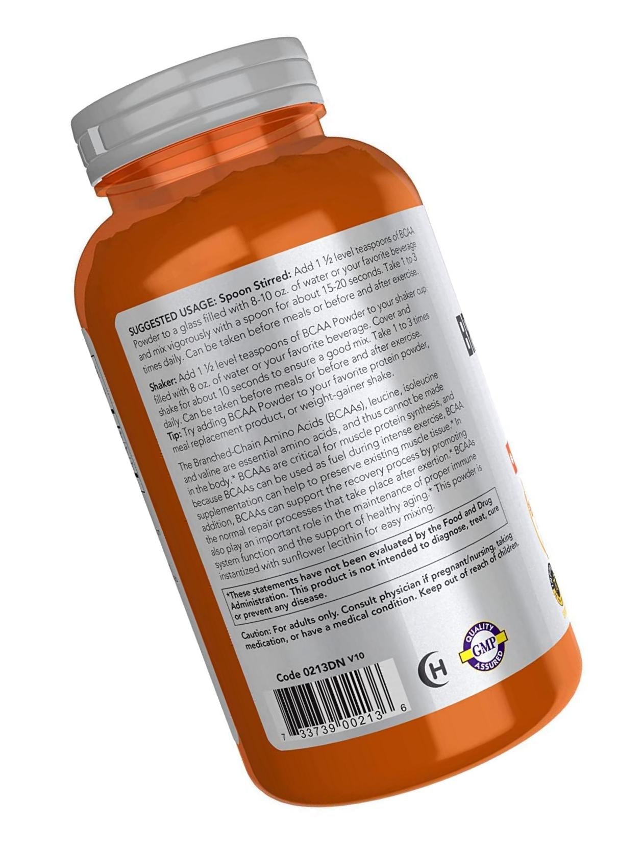 NOW Sports Branched Chain Amino Acid Powder, 12-Ounce