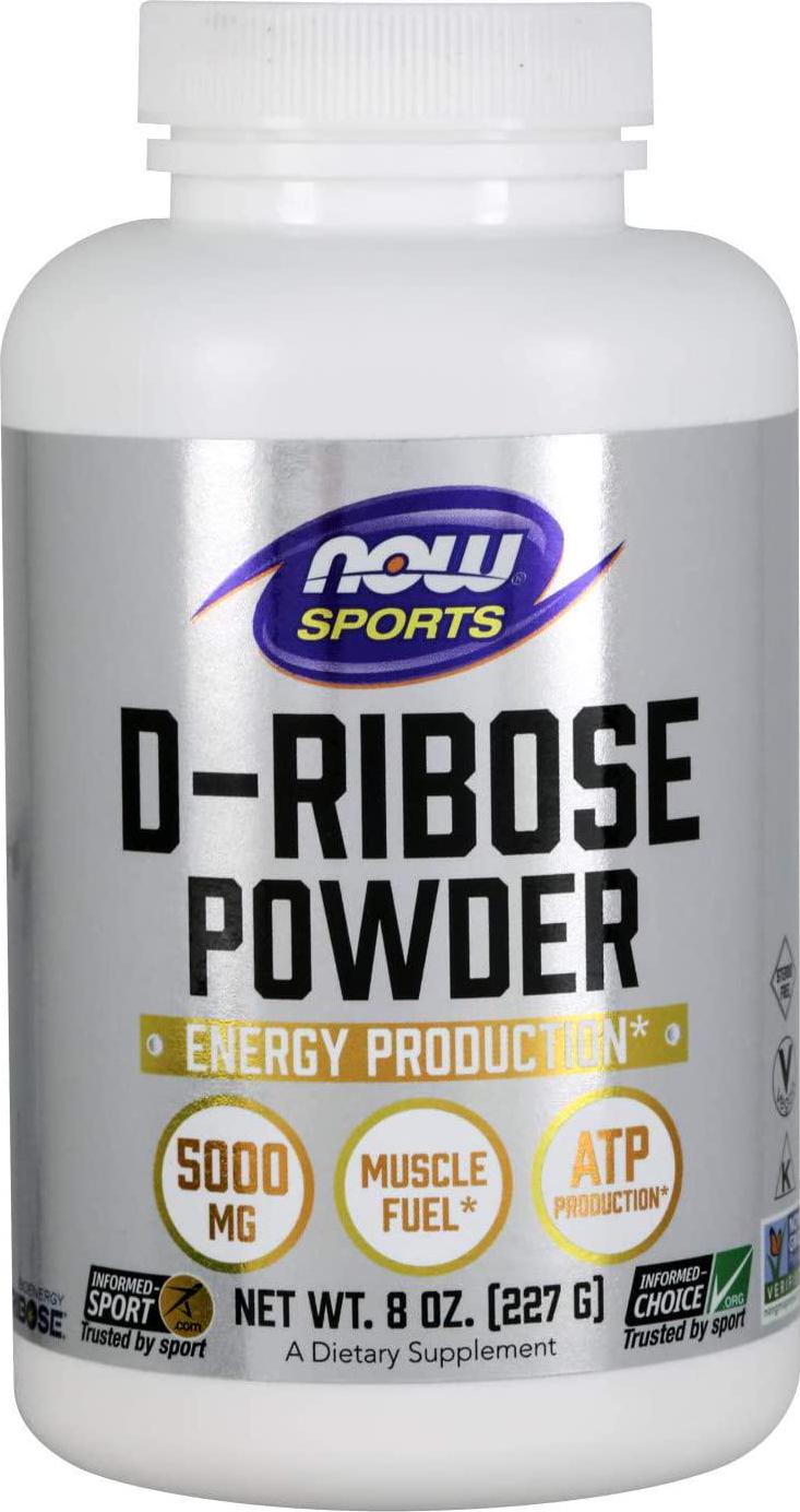 NOW Sports D-Ribose Powder, 8-Ounce