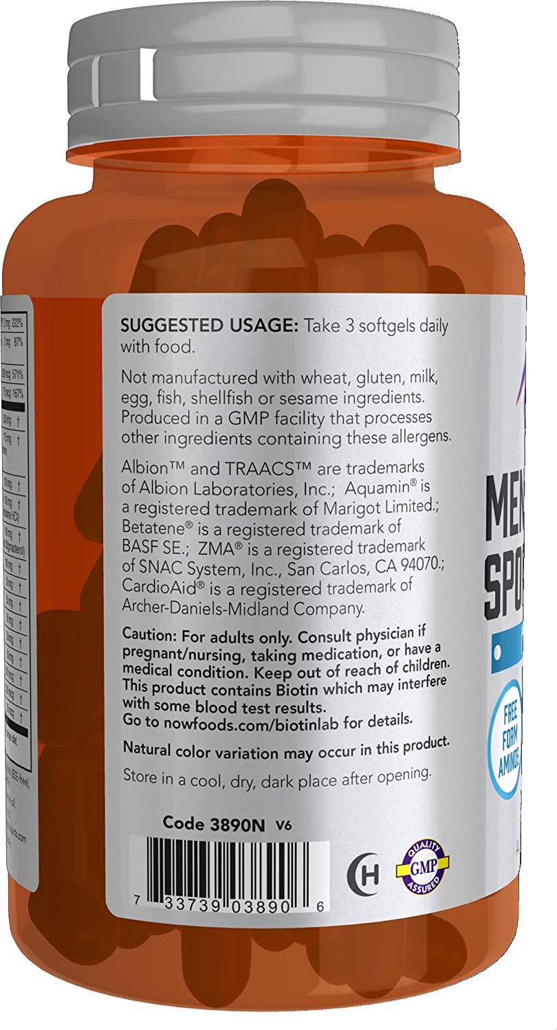 NOW Sports Men's Extreme Sports Multi,90 Softgels