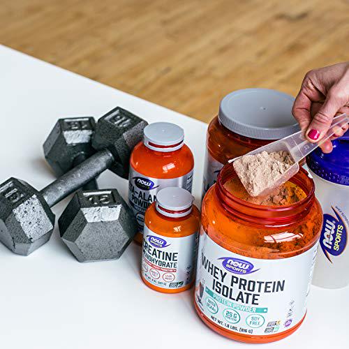 NOW Sports Nutrition, Creatine Monohydrate Powder, Mass Building*/Energy Production*, 8-Ounce