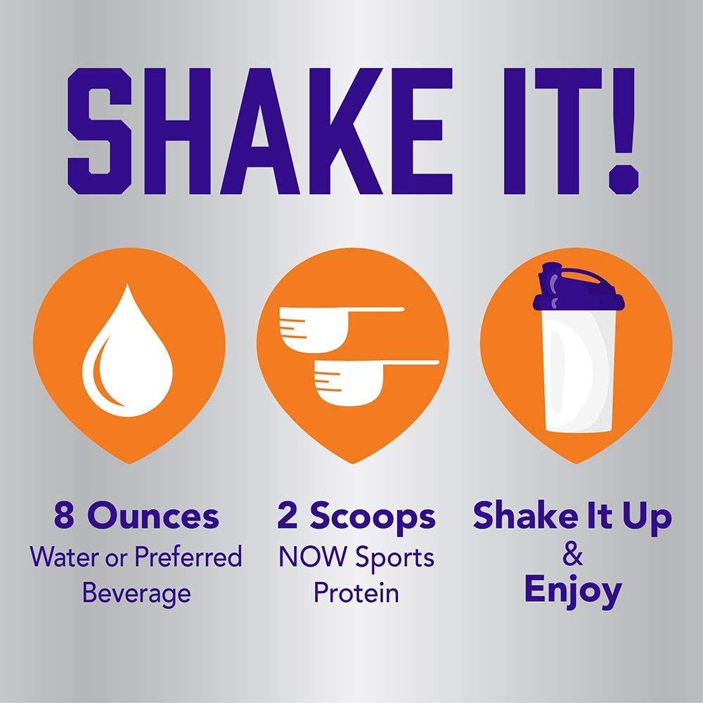 NOW Sports Nutrition, Organic Pea Protein Powder, Natural Vanilla, 1.5-Pound