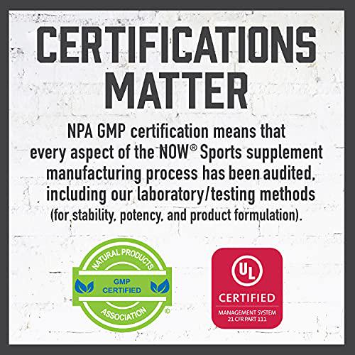 NOW Sports Nutrition, Whey Protein Isolate, 25 g With BCAAs, Creamy Vanilla Powder, 8-Packets