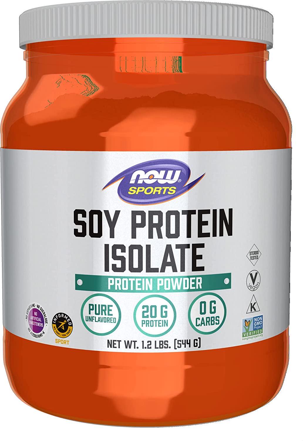 NOW Sports Soy Protein Isolate, 1.2 Pound