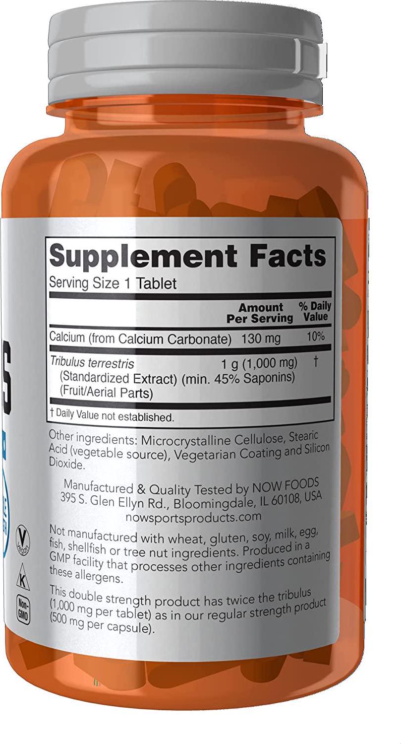 NOW Sports Tribulus 1,000 mg,90 Tablets