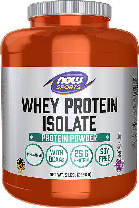 NOW Sports Whey Protein Isolate,5-Pound