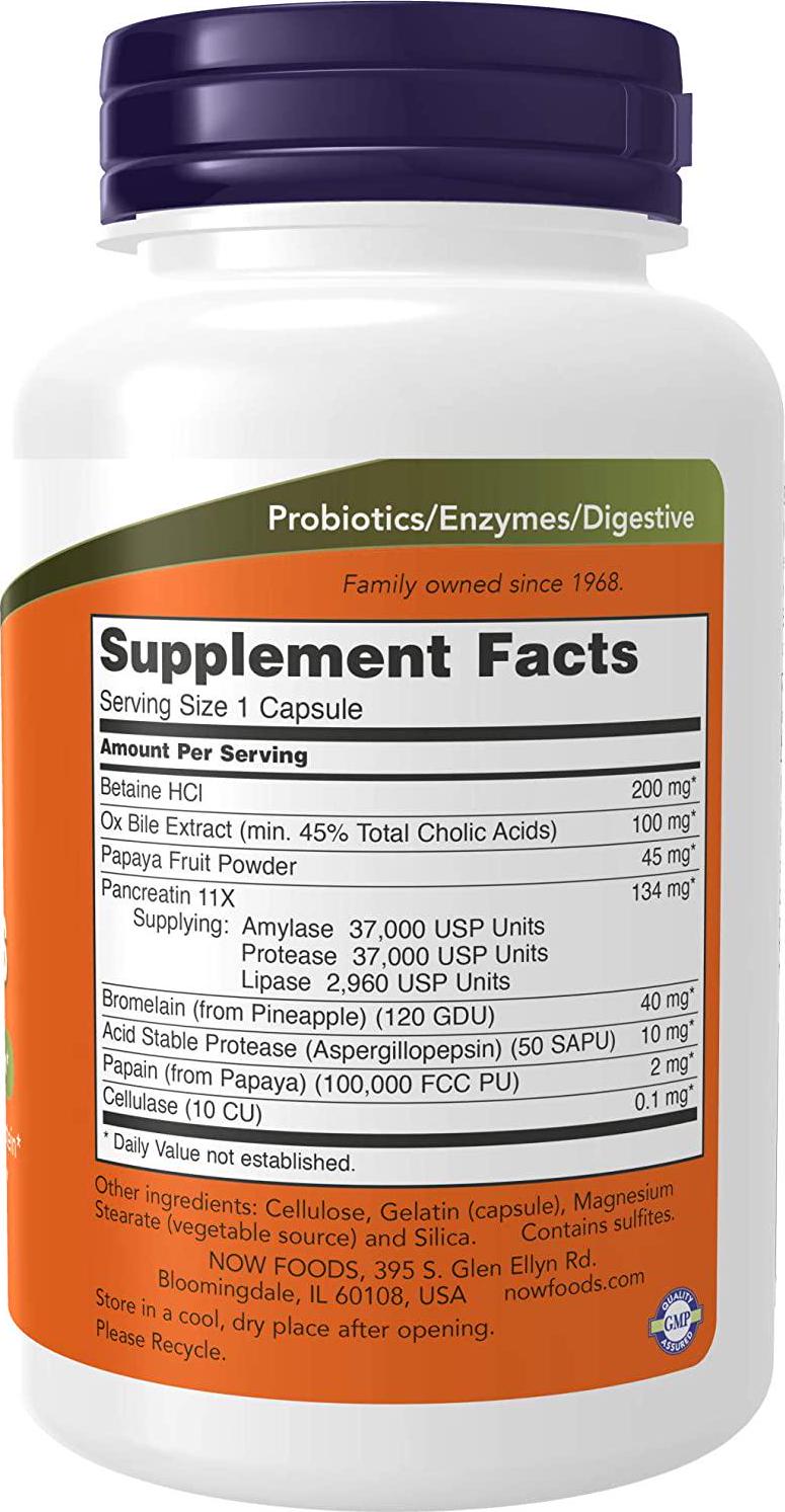 NOW Super Enzymes,90 Capsules