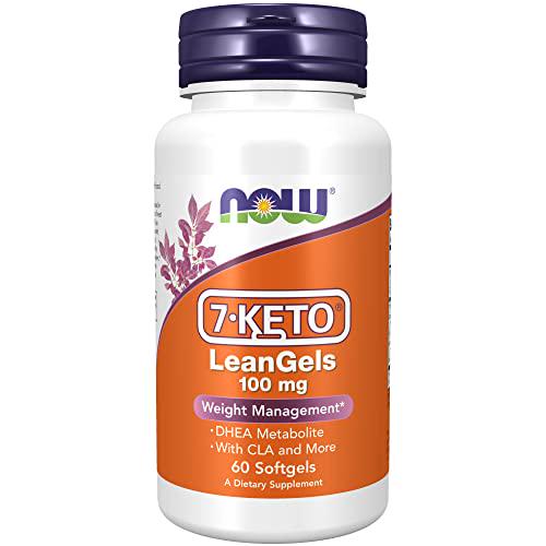 NOW Supplements, 7-Keto LeanGels 100 mg with CLA, Green Tea Extract, Acetyl-L-Carnitine and Rhodiola Extract, 60 Softgels