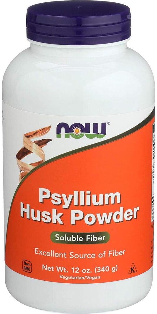 NOW Supplements, Psyllium Husk Powder, 12-Ounce
