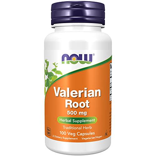 NOW Supplements, Valerian Root (Valeriana officinalis) 500 mg, Herbal Supplement, 100 Veg Capsules
