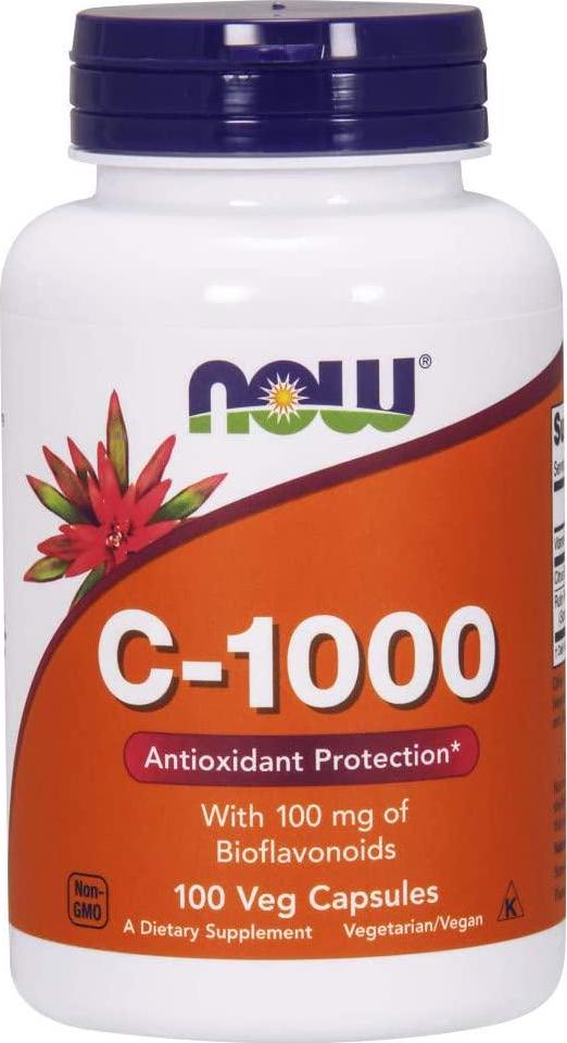 NOW Supplements, Vitamin C-1000, 100 Veg Capsules