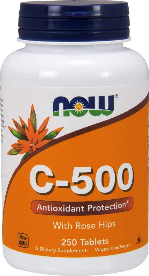NOW Vitamin C-500,250 Tablets