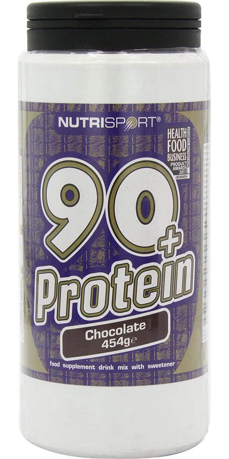 NUTRISPORT - Aspartame Free 90+ Protein - Chocolate 454g (PACK OF 1)