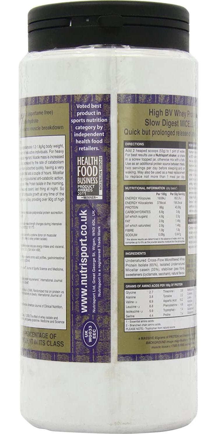 NUTRISPORT - Aspartame Free 90+ Protein - Chocolate 454g (PACK OF 1)