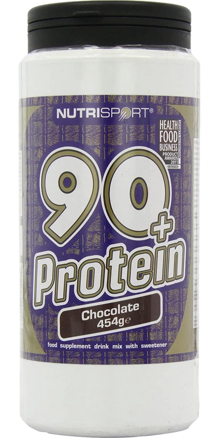 NUTRISPORT - Aspartame Free 90+ Protein - Chocolate 454g (PACK OF 1)