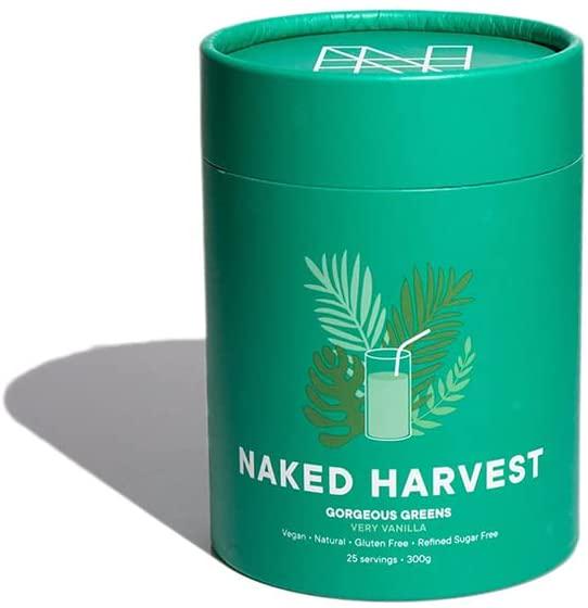 Naked Harvest Supplements Very Vanilla Gorgeous Greens, 300 g (Pack of 1)