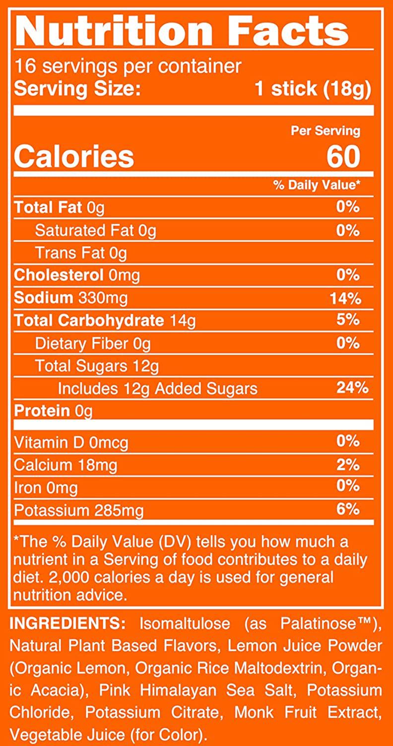 Nakedade Performance Enhancing Sports Drink Powder - Blueberry Lemonade Electrolyte Powder No GMOs or Artificial Sweeteners, Gluten-Free, Soy-Free, Dairy-Free 16 Sticks