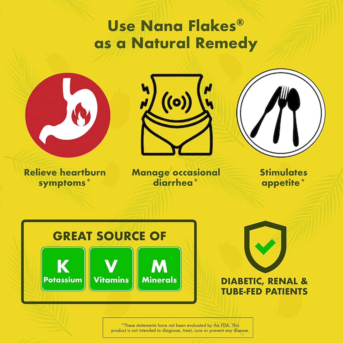 Nana Flakes 100% Pure Banana Flakes Medical Food Powder - Decrease Fat Intake and Natural Remedy for Diarrhea and Heart Burn - Great Source of Protein and Fiber (Two Pound Bag)