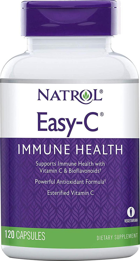 Natrol Easy-c 500mg, 120 Vegi Capsules,