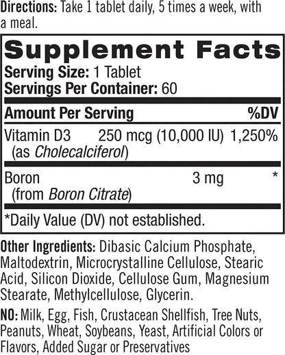 Natrol Vitamin D3 10,000iu, 60 Tablets