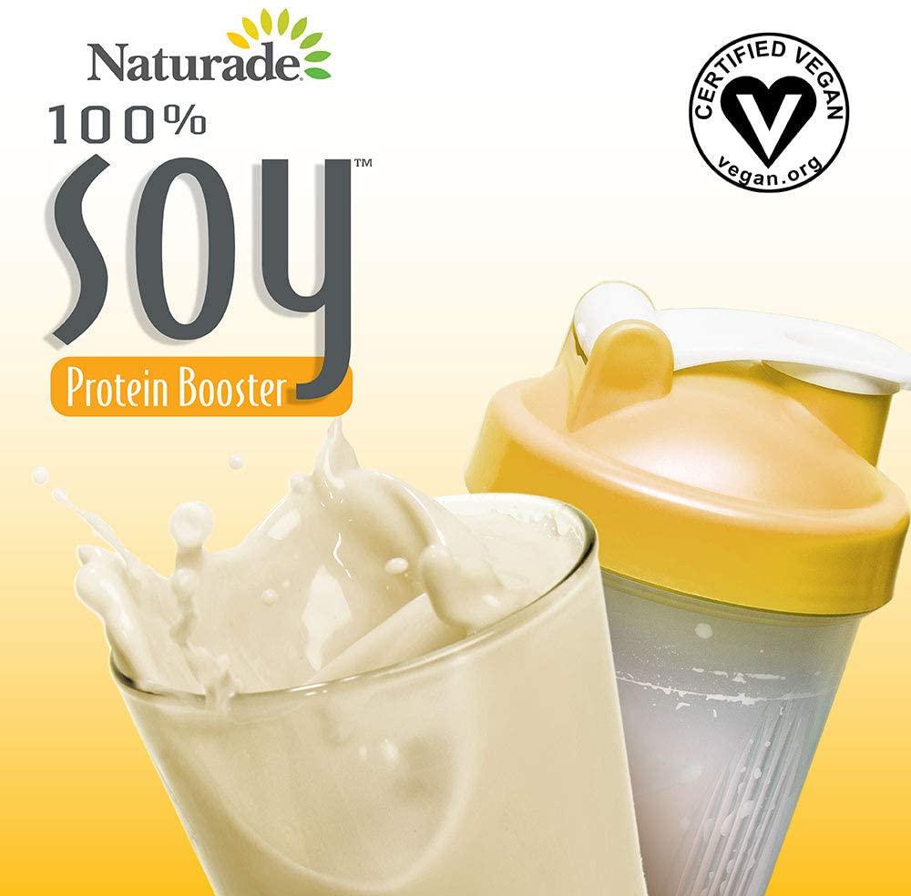 Naturade Soy Protein Booster, 100% Soy Protein with Phytonutrient and Enzyme Blends, 14.8 oz