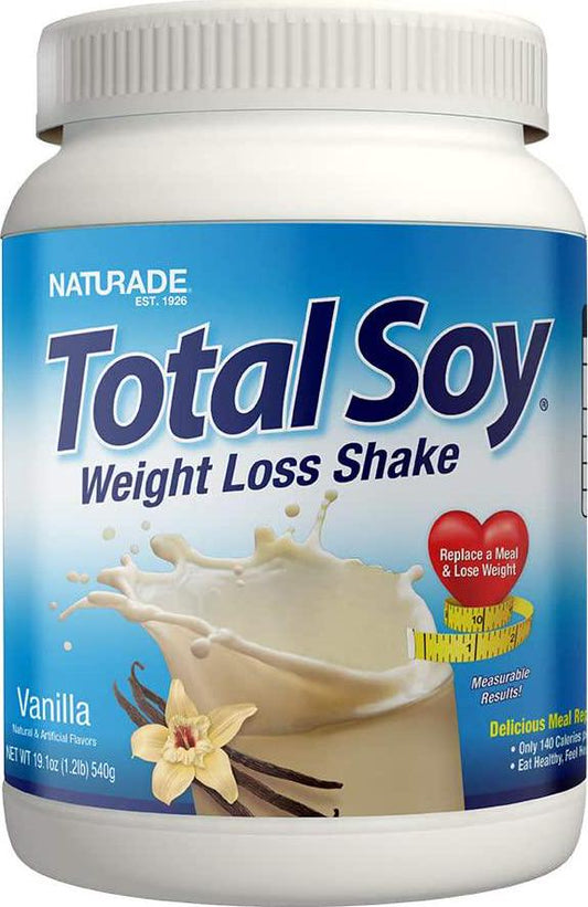 Naturade Total Soy Protein Powder and Meal Replacement Shakes For Weight Loss, Vanilla (15 Servings)