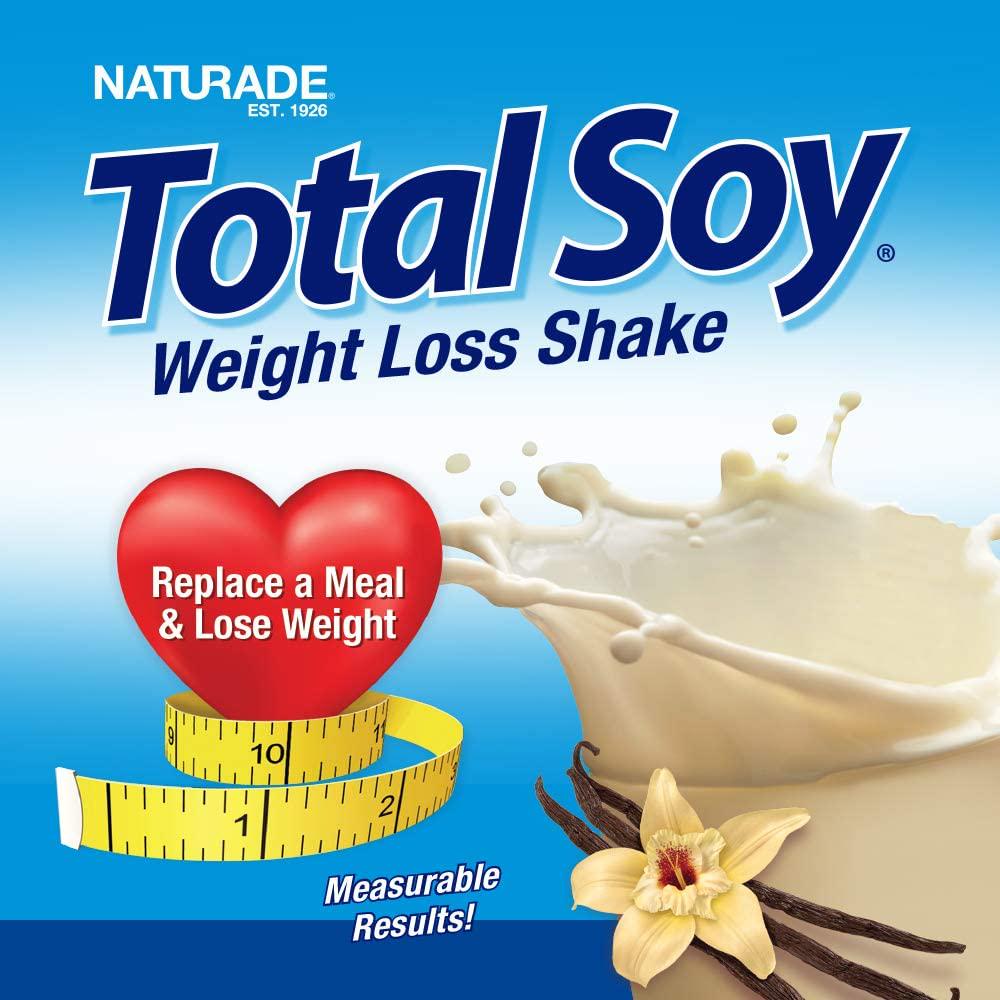 Naturade Total Soy Protein Powder and Meal Replacement Shakes For Weight Loss, Vanilla (15 Servings)