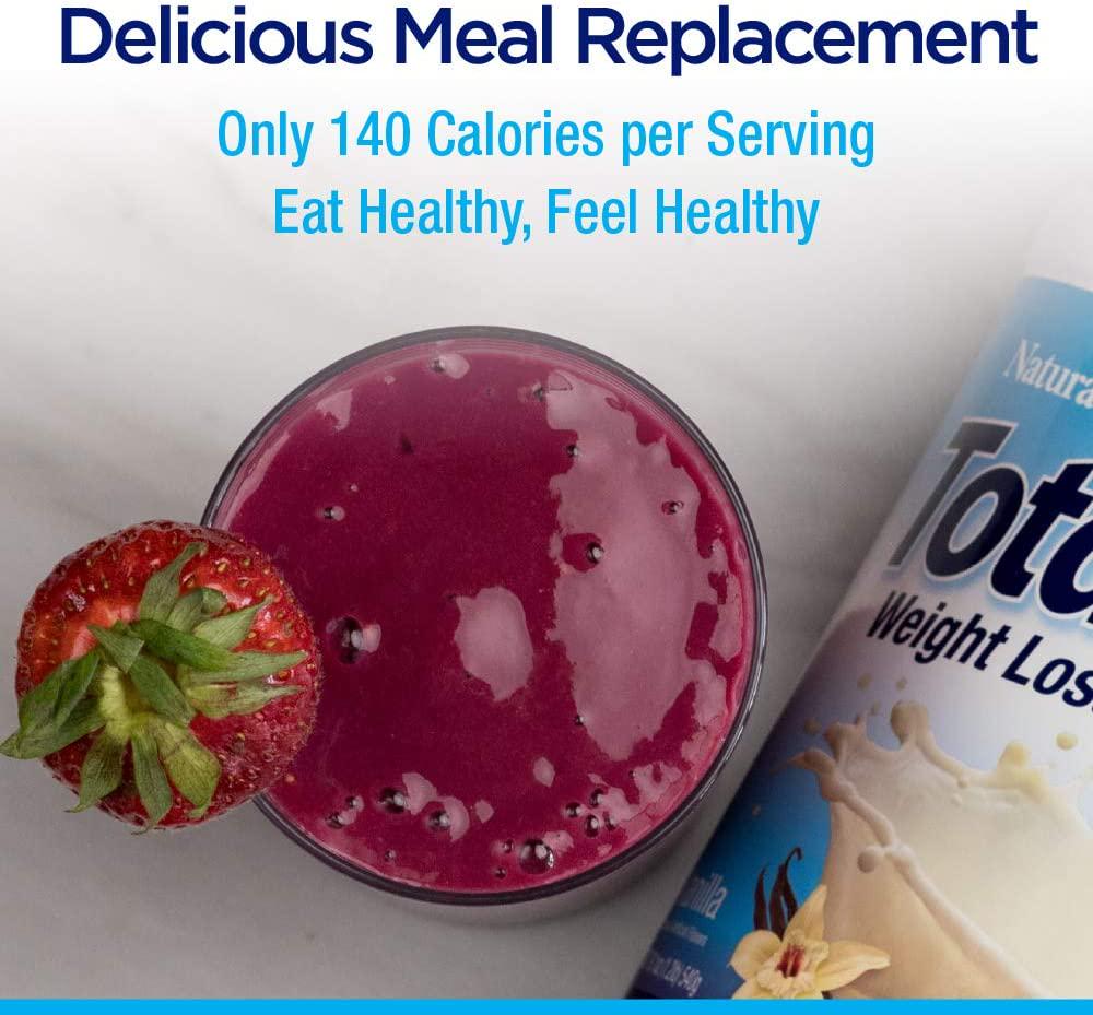 Naturade Total Soy Protein Powder and Meal Replacement Shakes For Weight Loss, Vanilla (15 Servings)