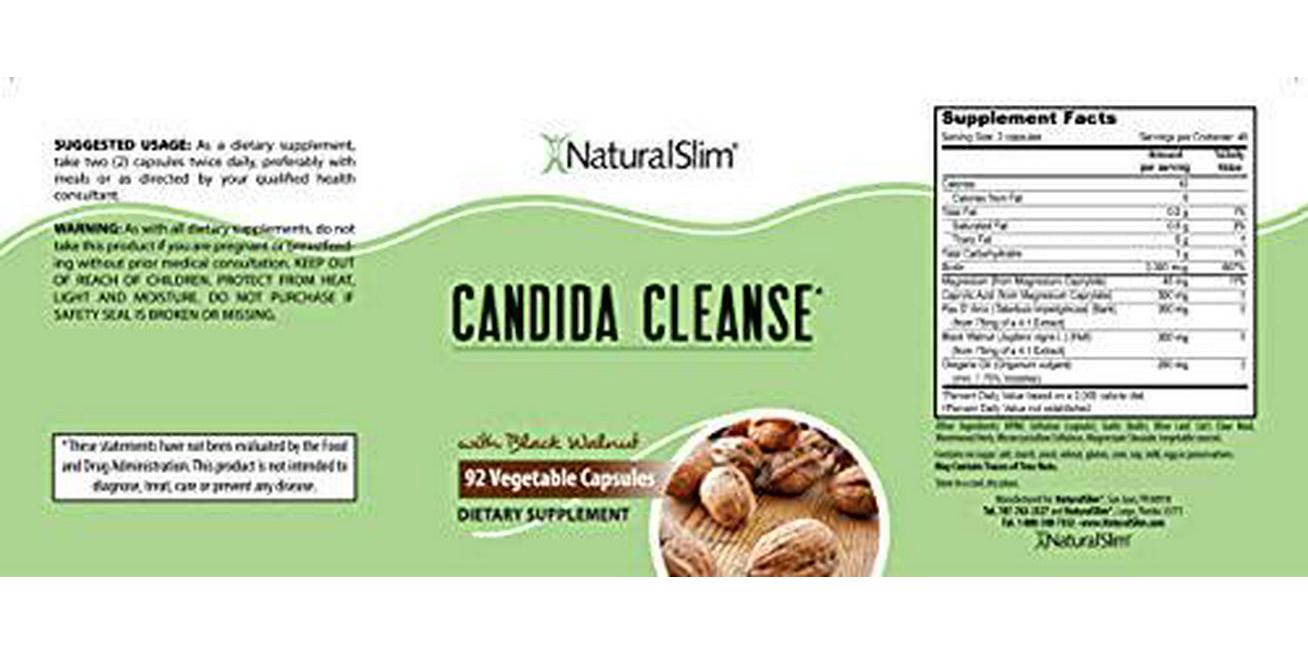 NaturalSlim Candiseptic Kit Candida Cleanse - Overgrowth Candida Albicans Care with Probiotics for Colon Cleanse - Gut Health and Immune Support Supplement | Formulated by Frank Suarez | (1 Pack)