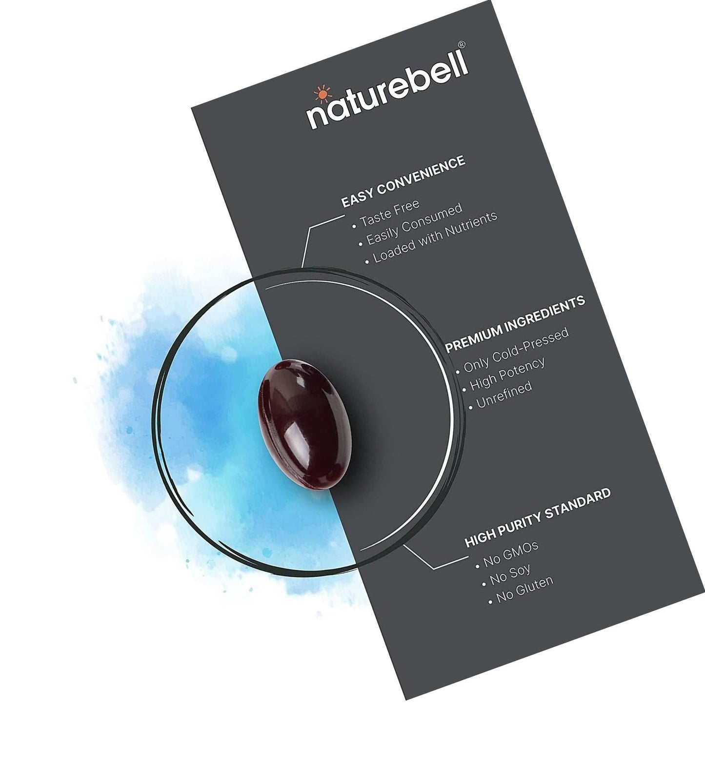 NatureBell Black Cumin Seed Oil Softgel Supplement, Made with Fenneboost, 1000mg Per Serving, 250 Softgels, Non-GMO