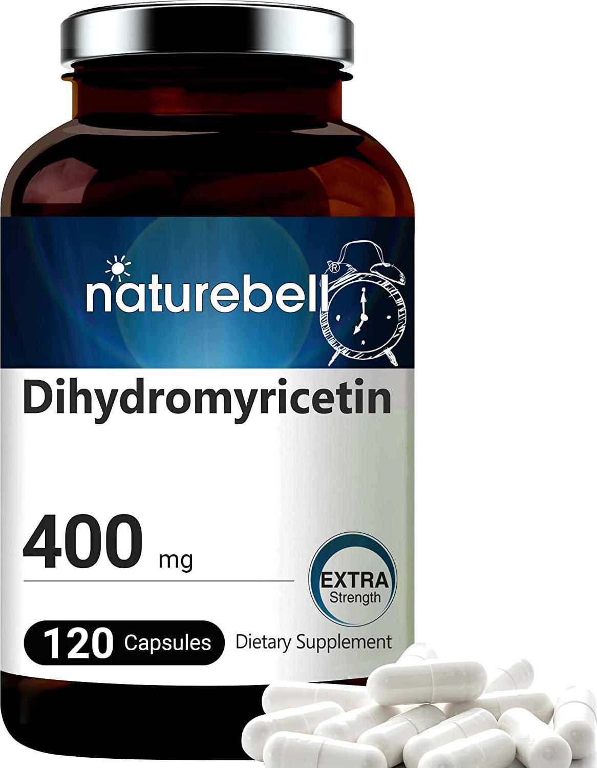 NatureBell Dihydromyricetin DHM as Hovenia Dulcis Extract 400mg, 120 Capsules, Alcohol Consumption Support Supplement, No GMOs (120 Count (Pack of 1))