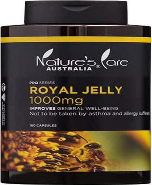 Nature's Care Pro Series 1000mg Royal Jelly Supplement 180 Capsules