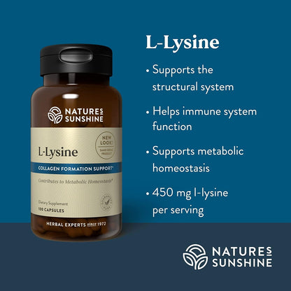 Nature&#039;s Sunshine L-Lysine 100 Capsules