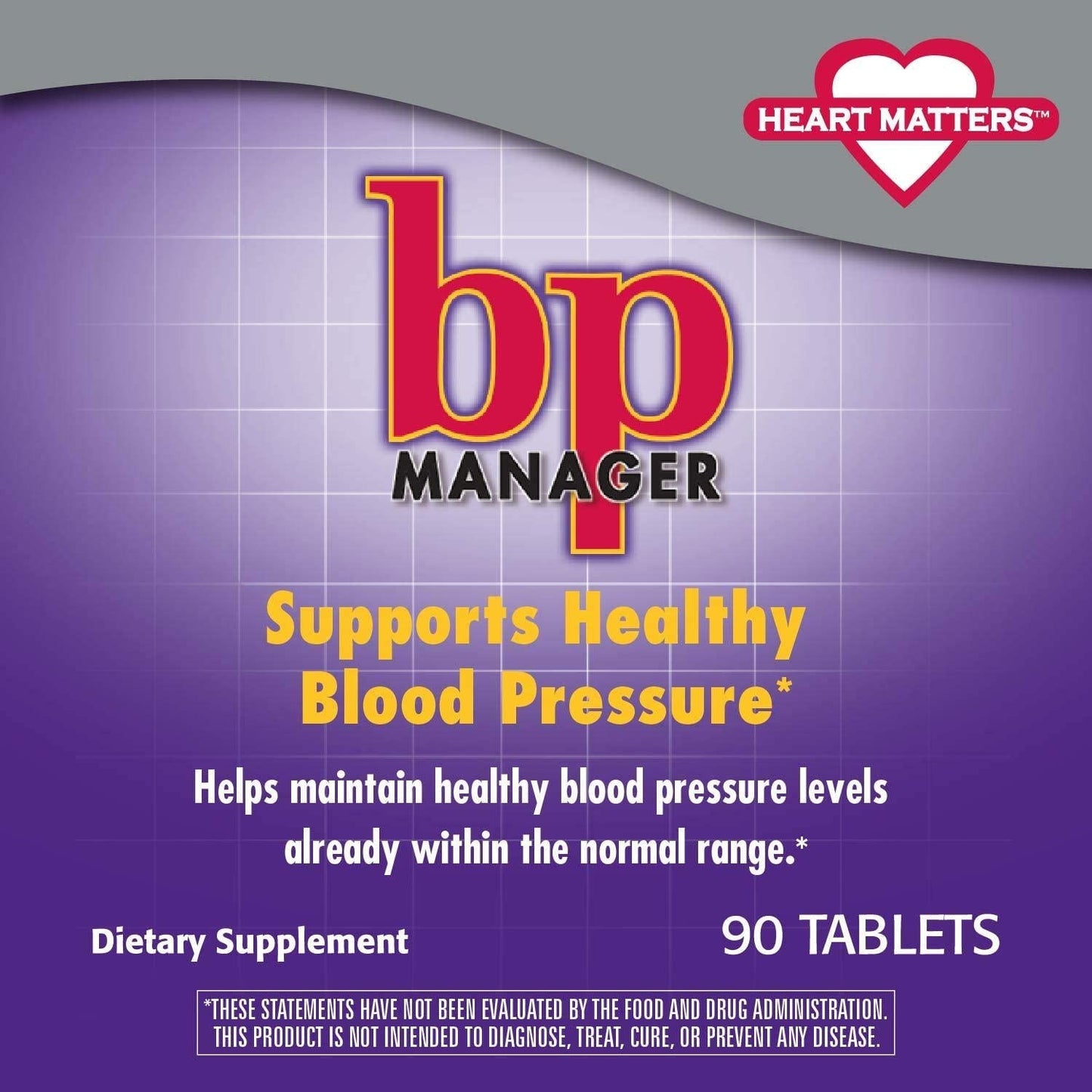 Nature's Way BP Manager Supports Healthy Blood Pressure, 90 Count