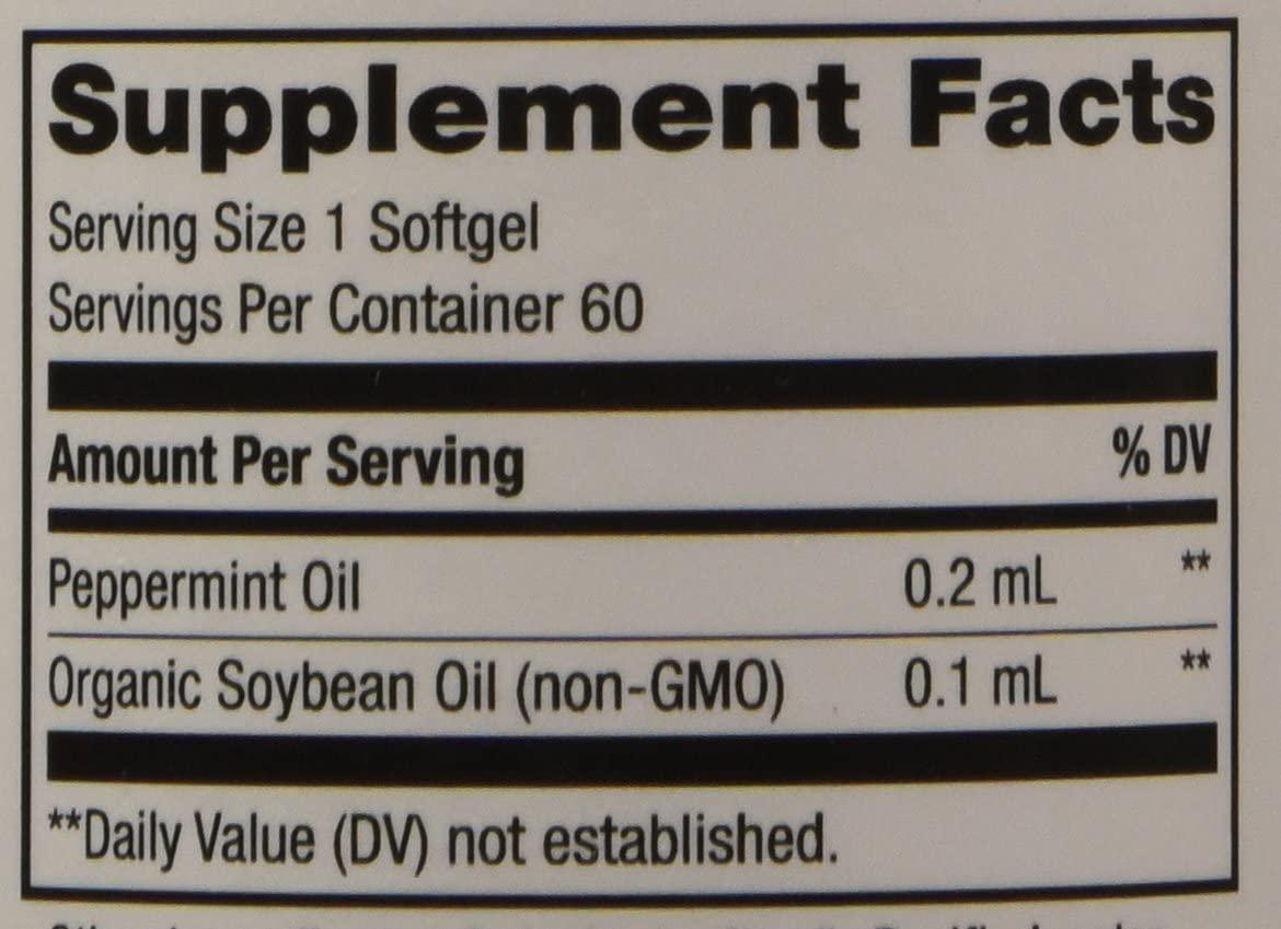 Nature's Way - Pepogest Ec Peppermint Oil, 60 softgels