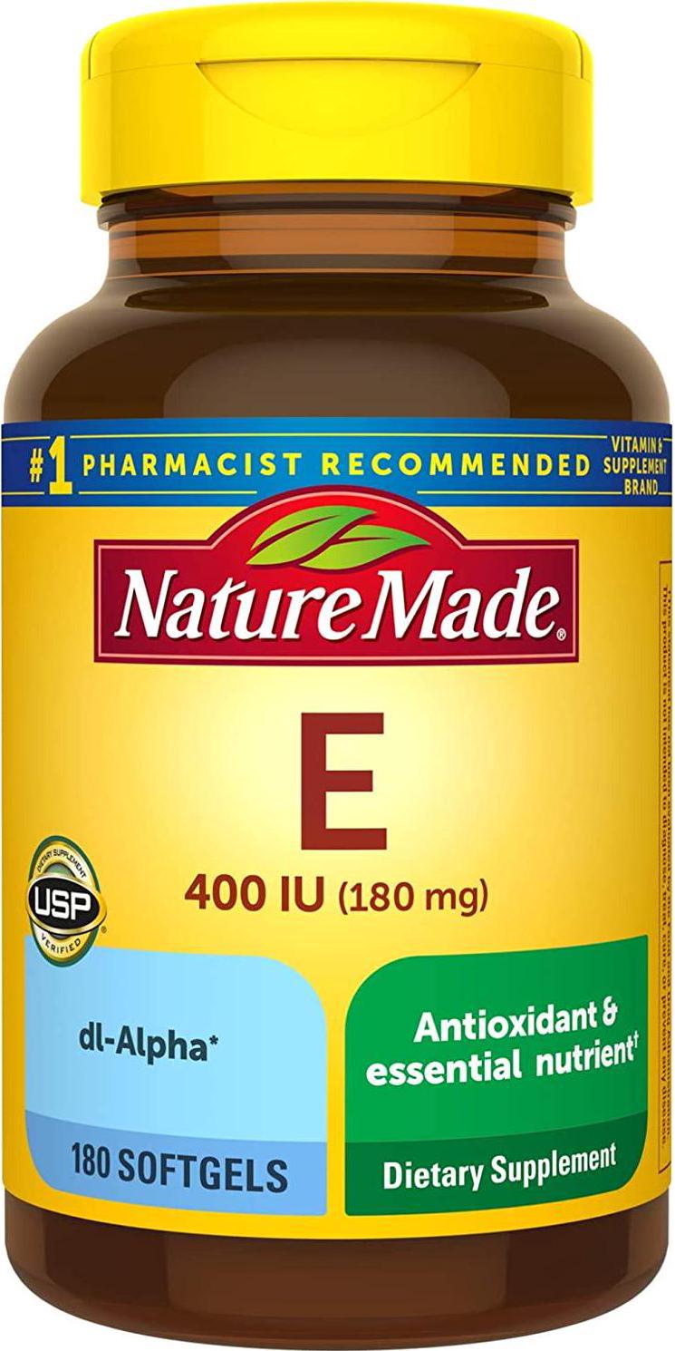 Nature Made Vitamin E 400IU, 180 Softgels