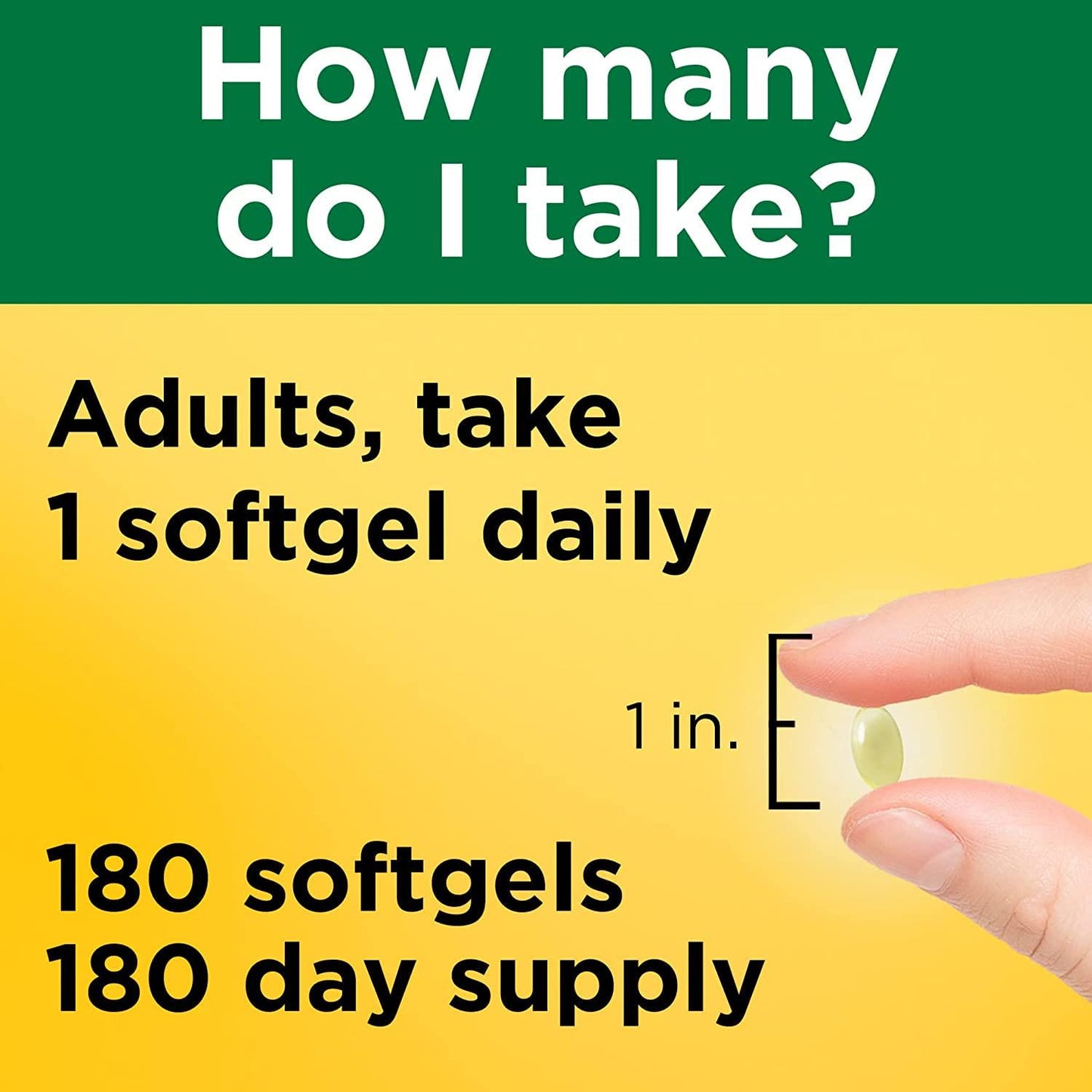 Nature Made Vitamin E 400IU, 180 Softgels