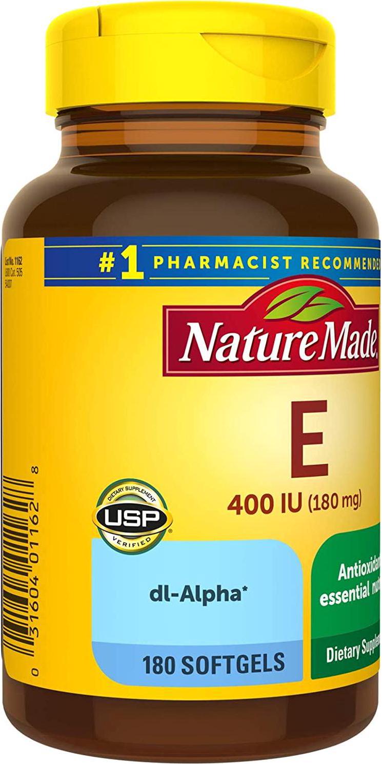Nature Made Vitamin E 400IU, 180 Softgels