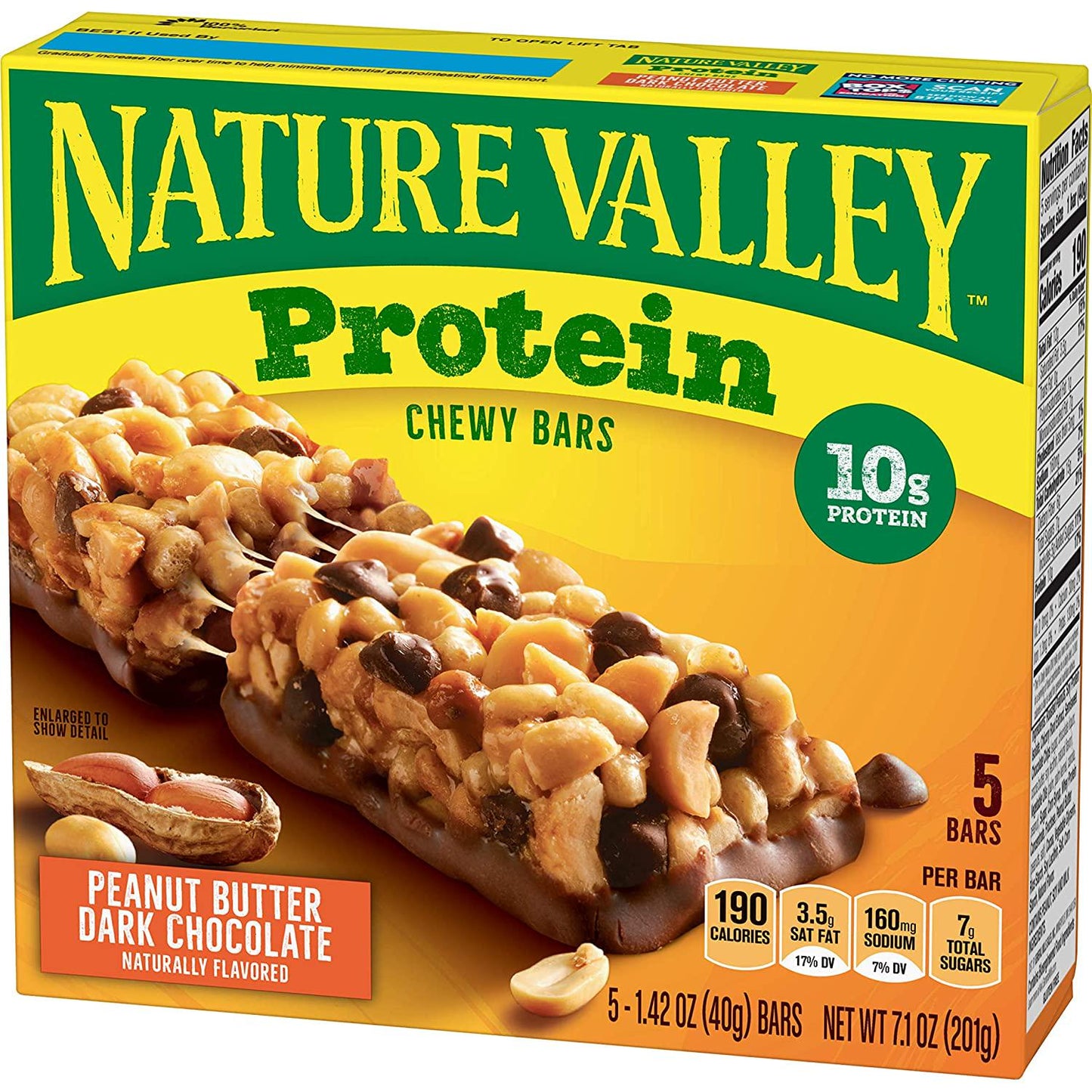 Nature Valley Protein Granola Bars, Peanut Butter Dark Chocolate, 5 ct