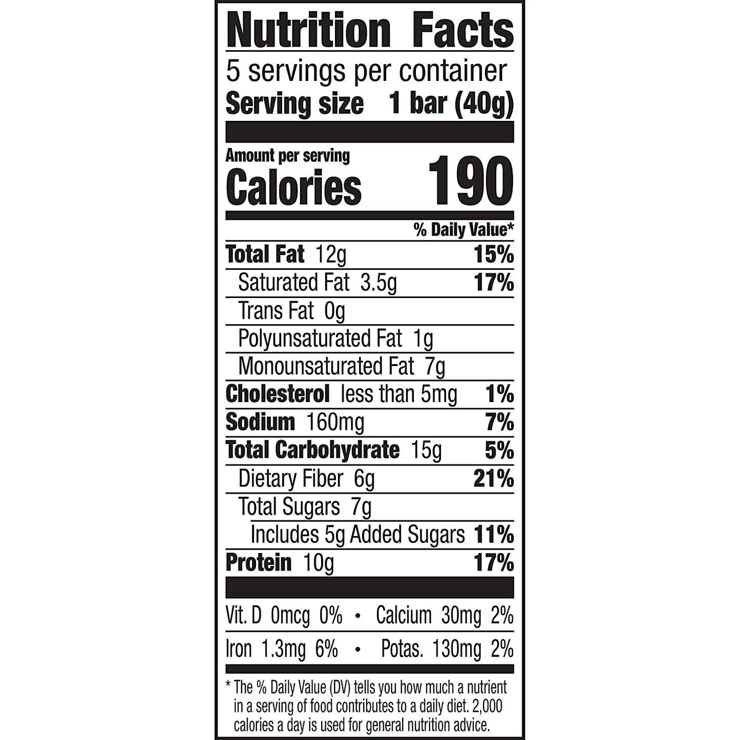 Nature Valley Protein Granola Bars, Peanut Butter Dark Chocolate, 5 ct