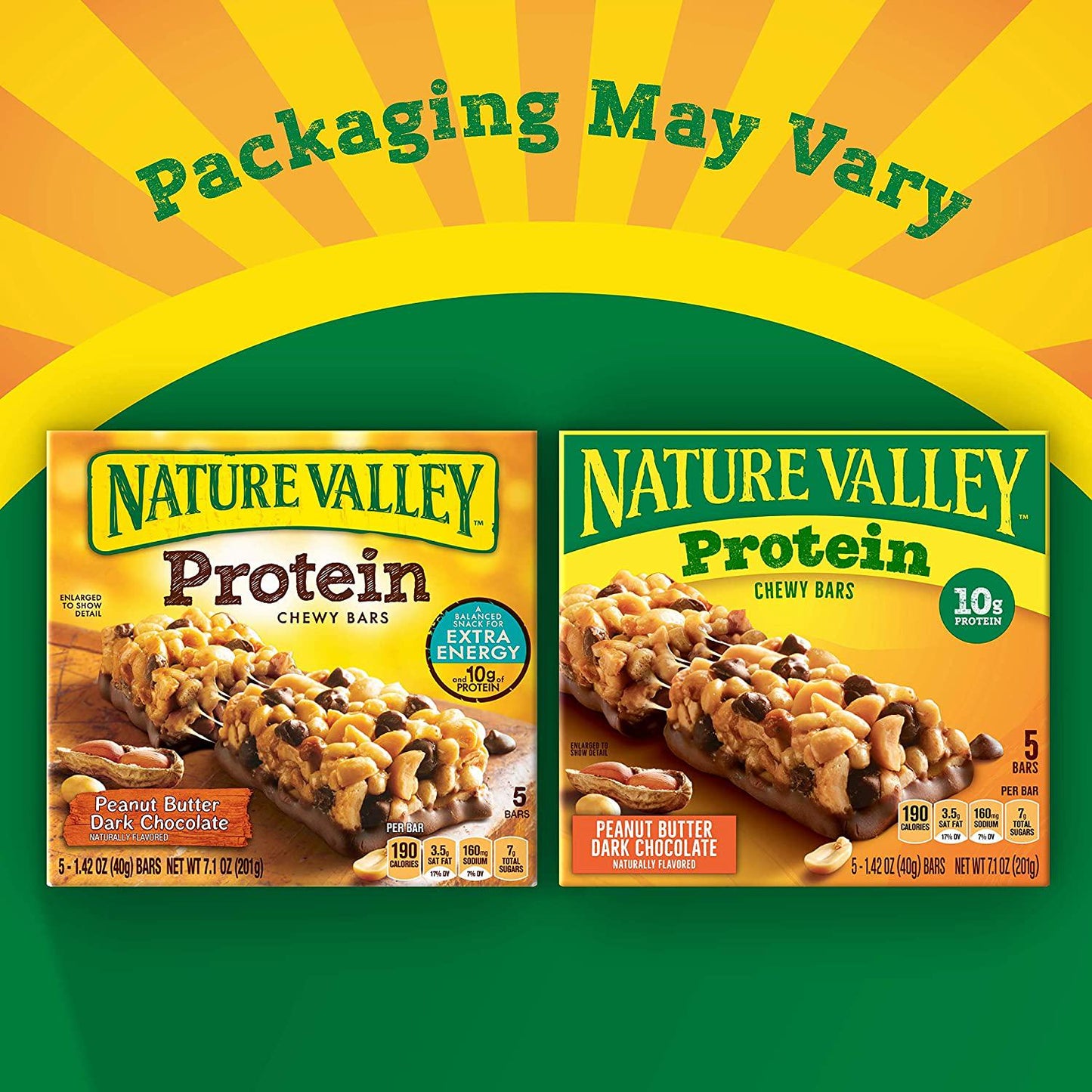 Nature Valley Protein Granola Bars, Peanut Butter Dark Chocolate, 5 ct