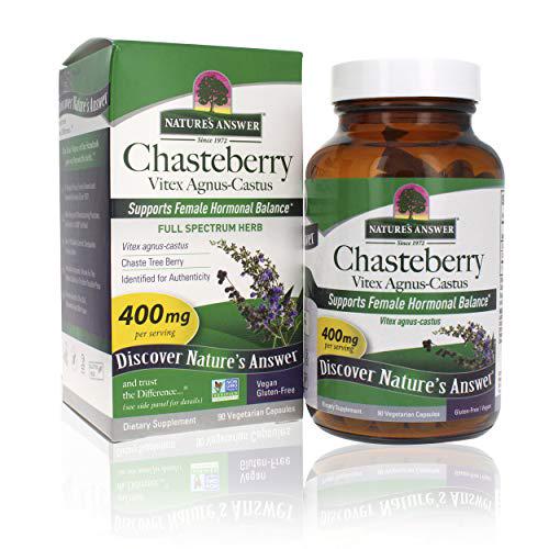 Nature's Answer, Chasteberry, Vitex Agnus-Castus, 400 mg, 90 Vegetarian Capsules