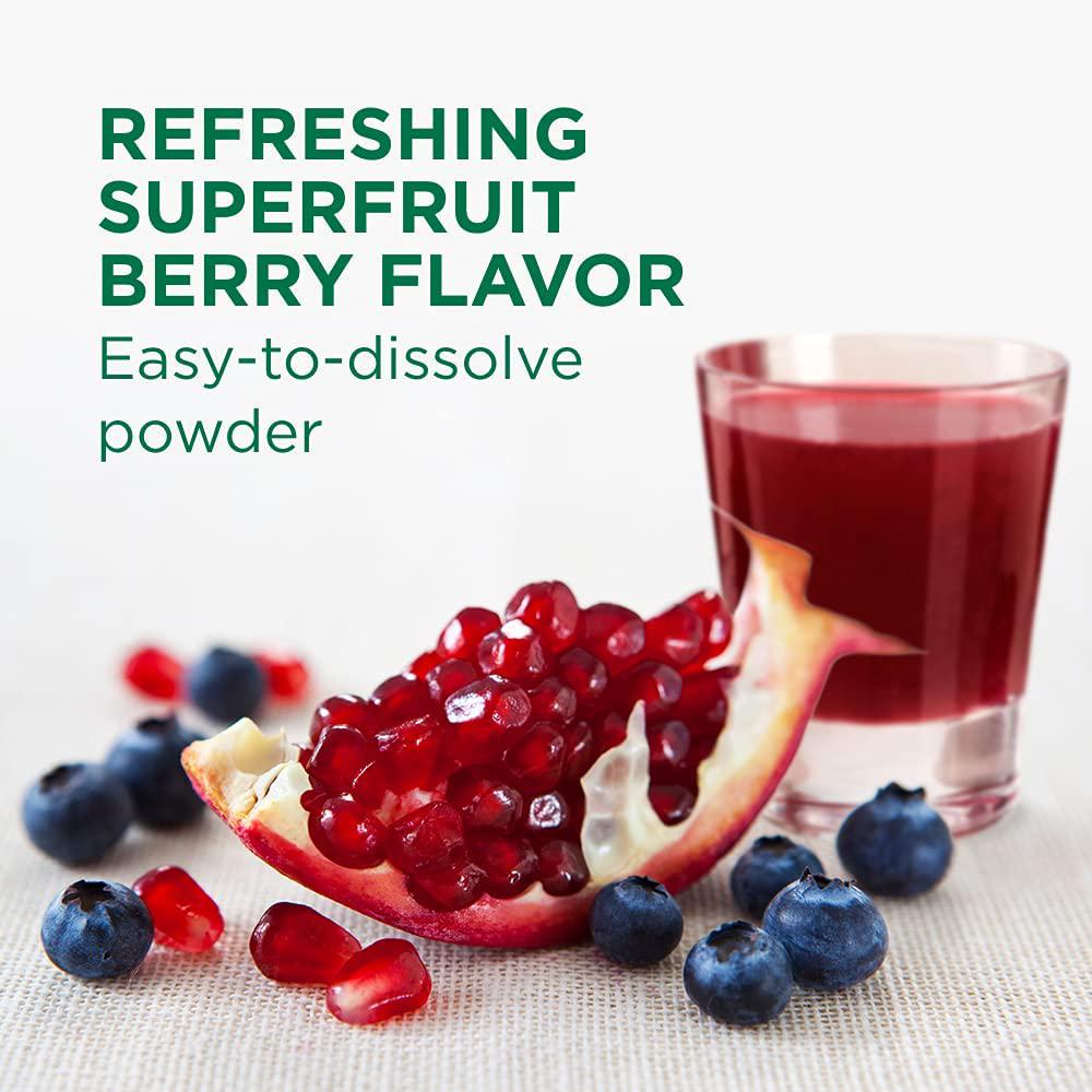 Nature's Bounty Advanced Prebiotics Plus Powder with Prebiotic Fibers and Superfruit Polyphenols. with Jerusalem Artichoke Extract, Oat Beta Glucan, and Superfruit Extracts. 11.6 Ounces. 30 Servings