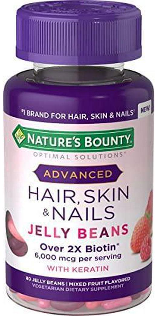 Nature's Bounty Advanced Hair, Skin, and Nails Jelly Beans 80ct, 1 ea