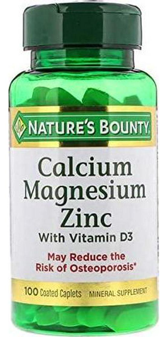Nature's Bounty Calcium-Magnesiuim-Zinc, 100 Caplets