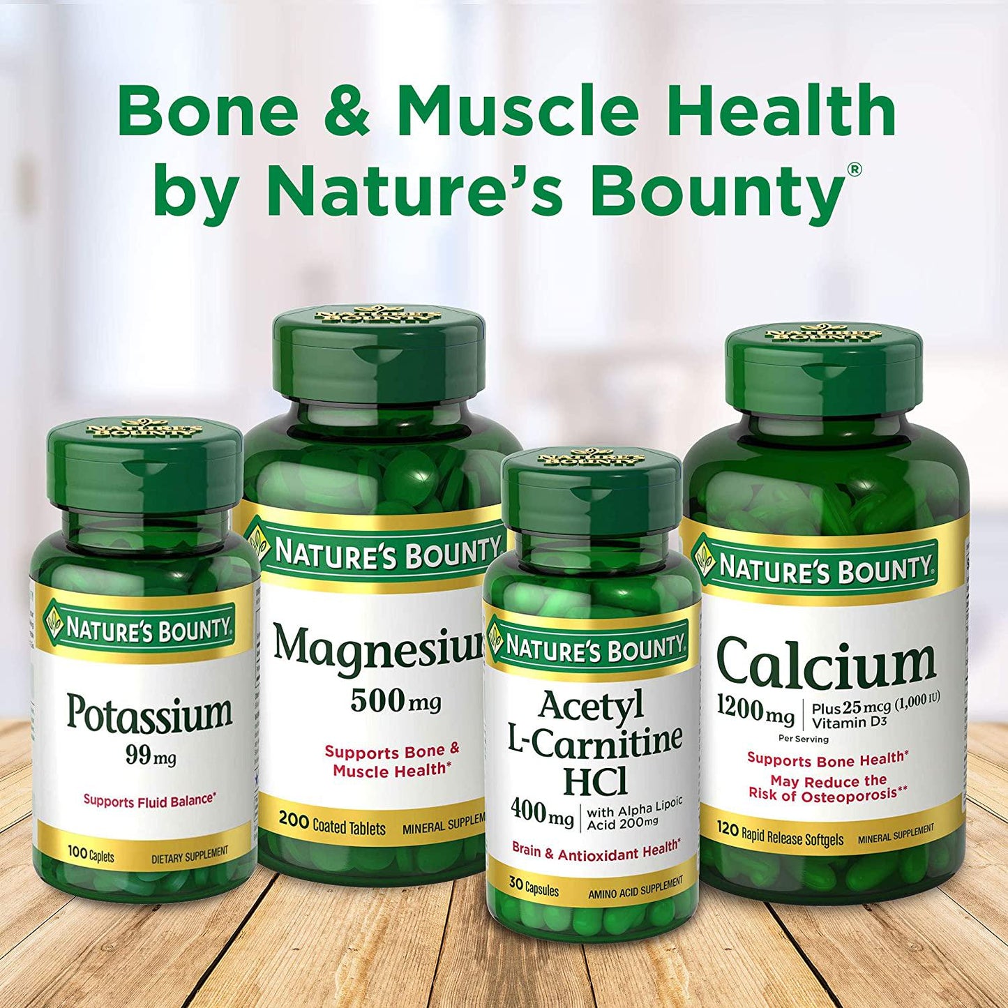 Nature's Bounty Magnesium By Nature's Bounty, 500mg Magnesium for Bone and Muscle Health, Twin Pack 400 Tablets, 400 Count