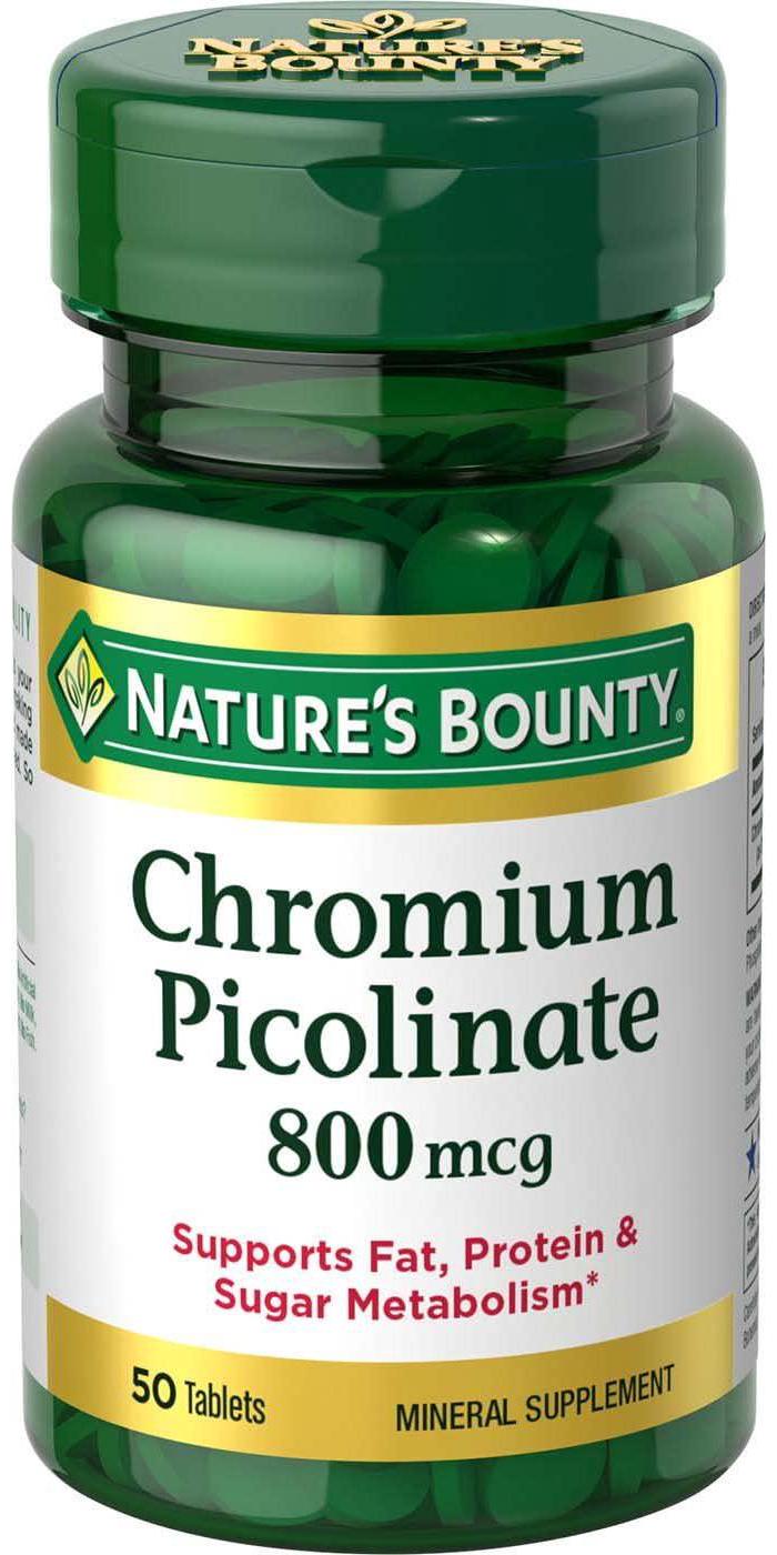 Nature's Bounty Mega Chromium Picolinate 800 Mcg, 50 Tablets