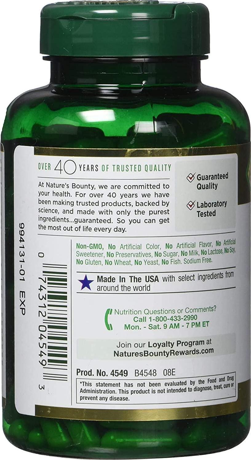 Nature's Bounty Milk Thistle 250 mg Capsules 200 ea
