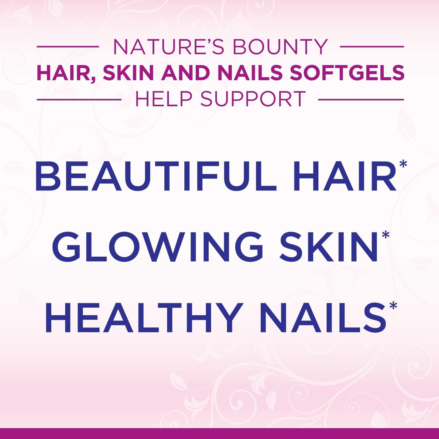 Nature's Bounty Optimal Solutions Hair, Skin and Nails Extra Strength, 150 Softgels