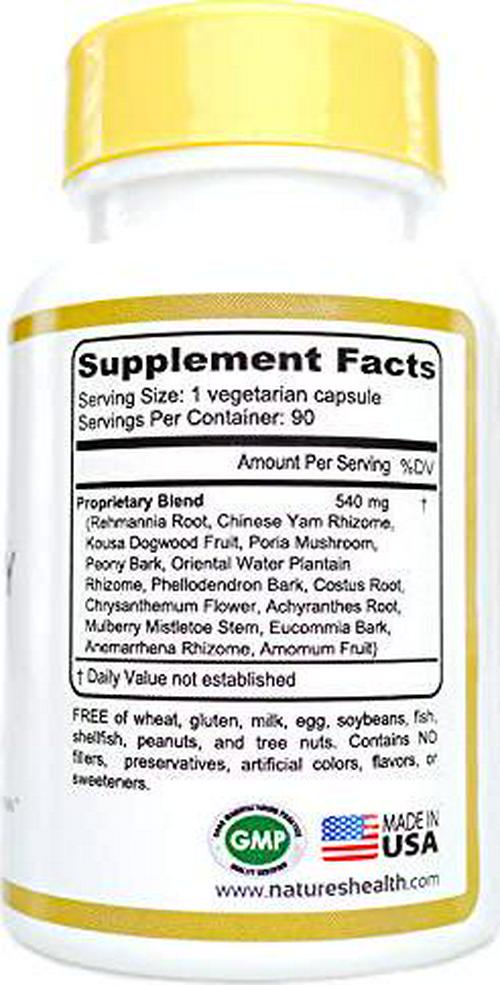 Nature s Health Liver and Kidney Cleanse Supplement Rehmannia Formula Naturally Detox and Support Healthy Weight 90 Vegetarian Capsules